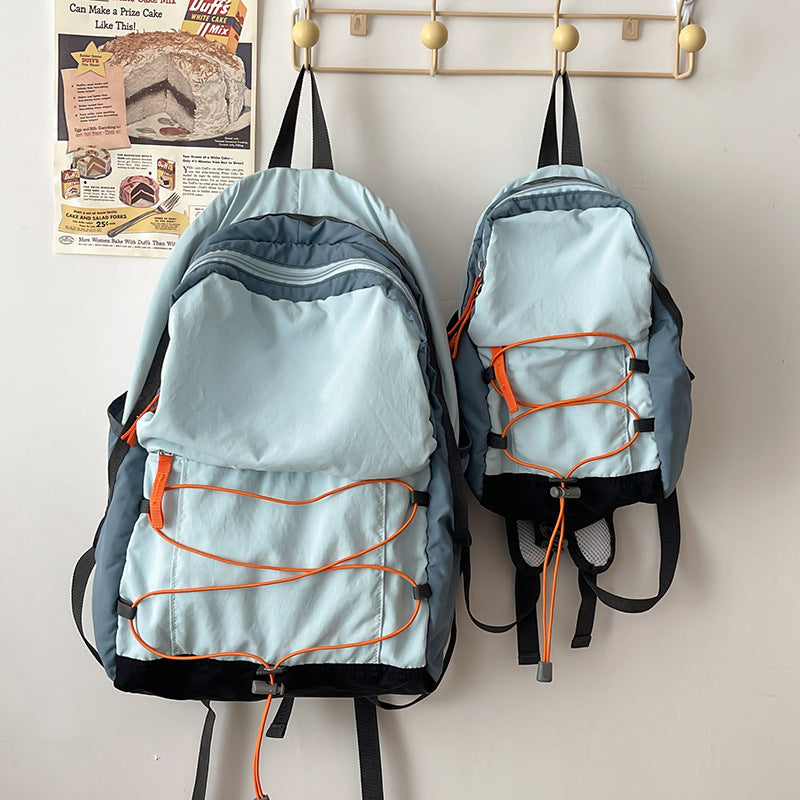 Unisex Oxford Lightweight Hiking Backpack, Geometric Pattern