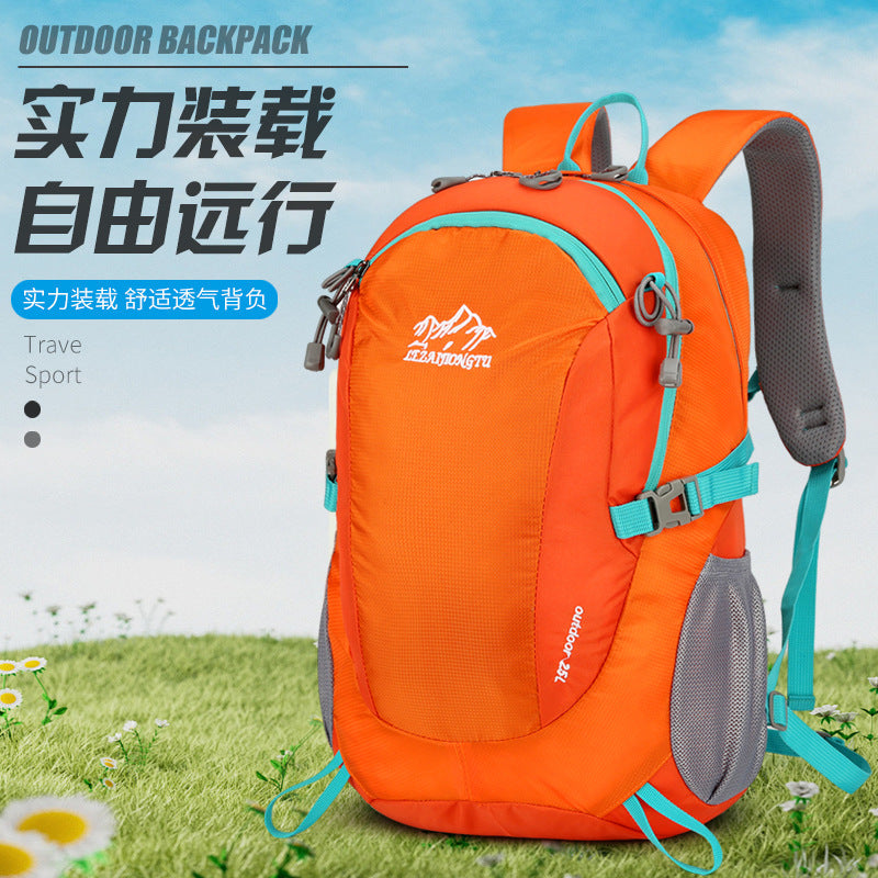 Neutral Oxford Mountaineering Backpack, Large Capacity 20-35L