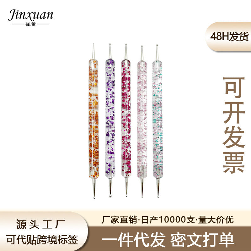 Multi-Head Nail Dotting Pen Set for Nail Art & Rhinestone Design