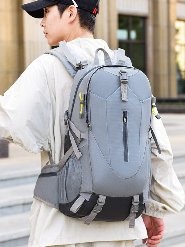 Unisex Nylon Mountaineering Backpack, Large Capacity 36-55L