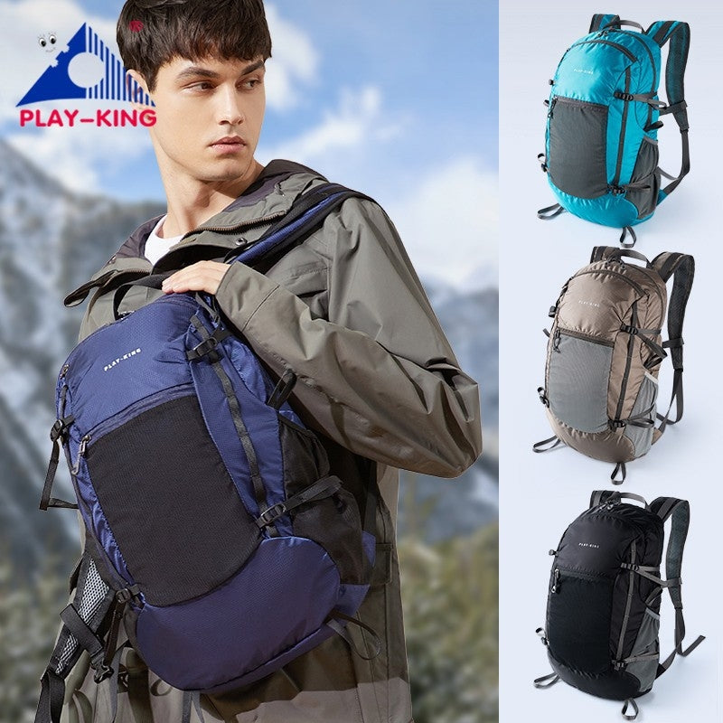 PlayKing Unisex Foldable Hiking Backpack, Ultra-Light 20-22L
