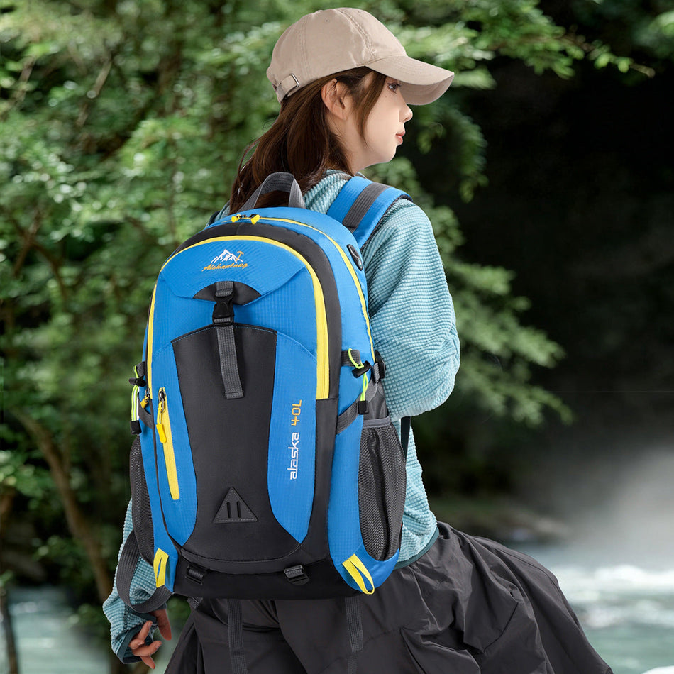 Unisex 40L Multifunctional Hiking Backpack, Camping Cycling