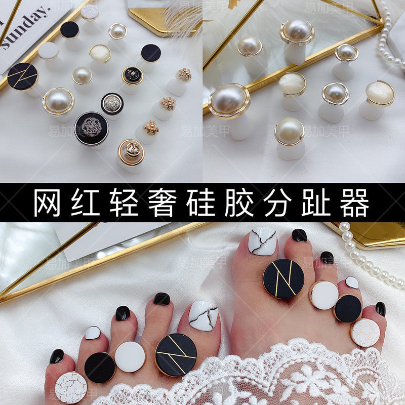 Silicone Toe Separator Set for Pedicure & Nail Care