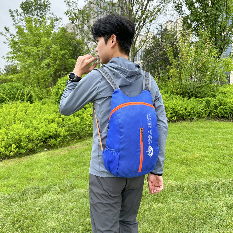 Warnerheim Neutral Oxford Folding Backpack, Ultra-Light 20L