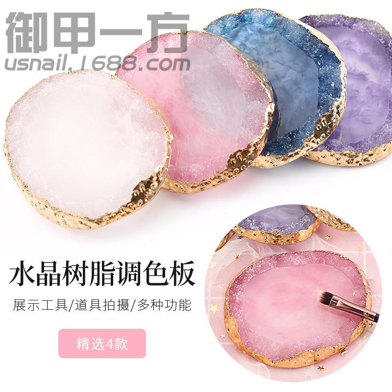 Japanese Resin Nail Art Color Palette for Mixing & Display