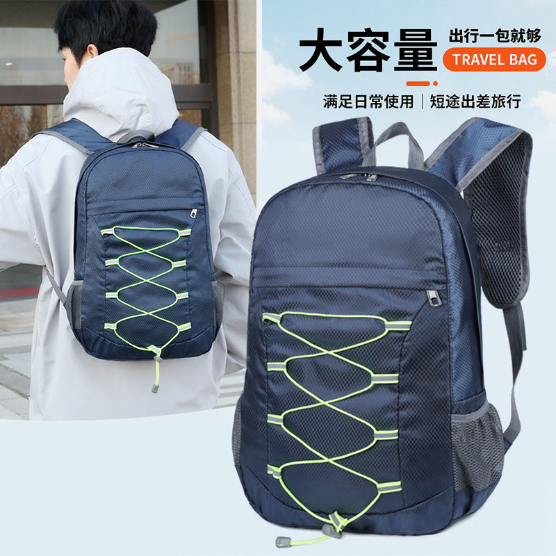 Dapeng Neutral Drawstring Backpack, Ultra-Light Folding Design