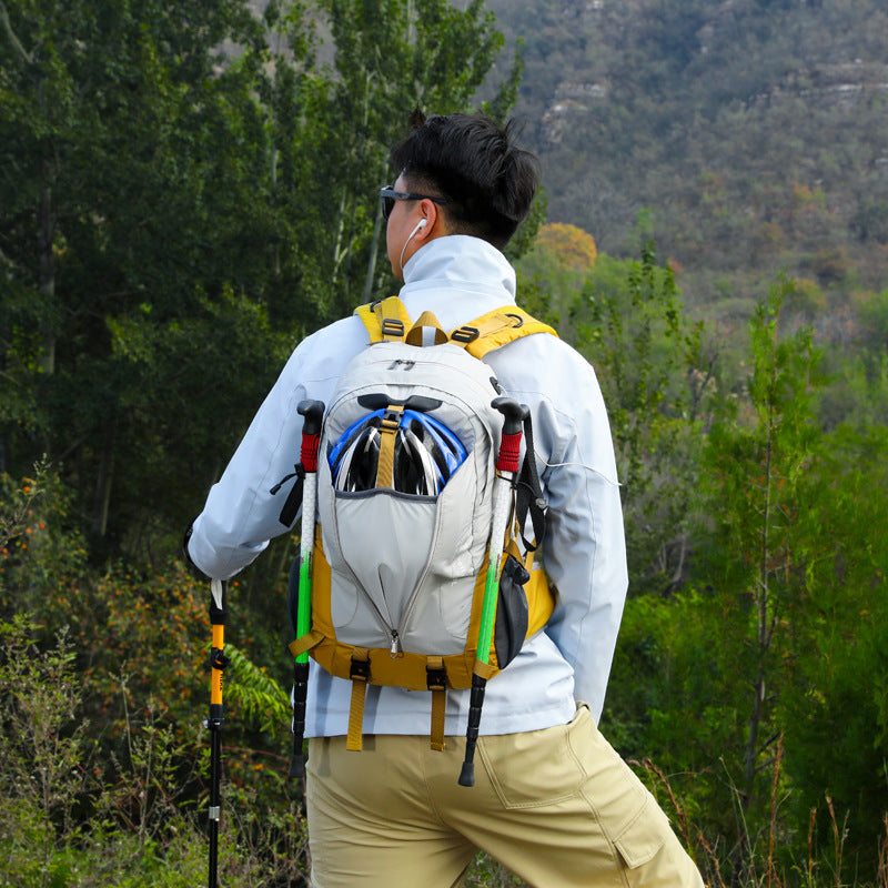 Unisex Nylon Mountaineering Backpack, Suspension Carry 36-55L