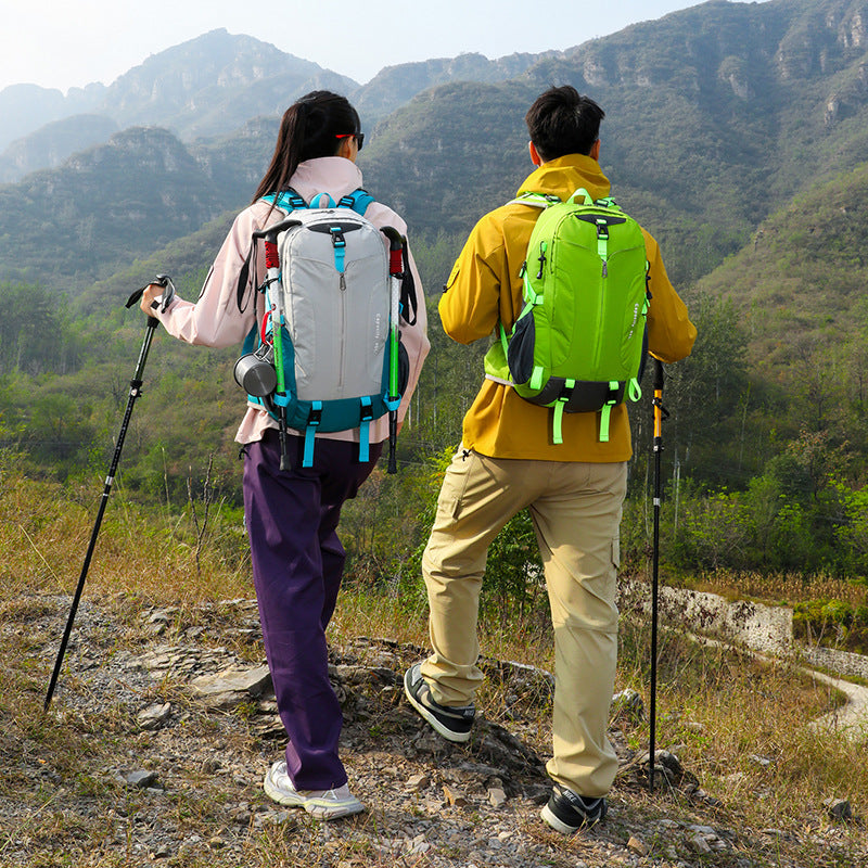 Unisex Nylon Mountaineering Backpack, Suspension Carry 36-55L