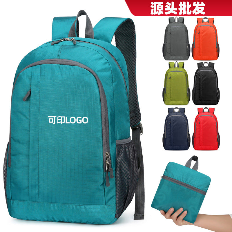 Unisex Nylon Mountaineering Backpack with SOS Whistle, 20-35L