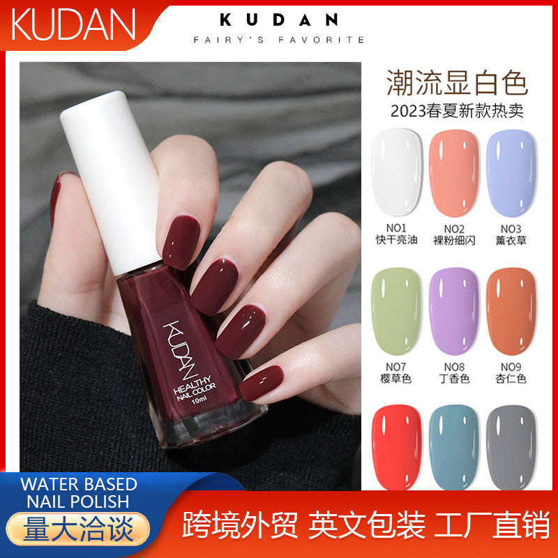Water-Based Clear Nail Polish – Quick-Dry Peelable Gloss Finish
