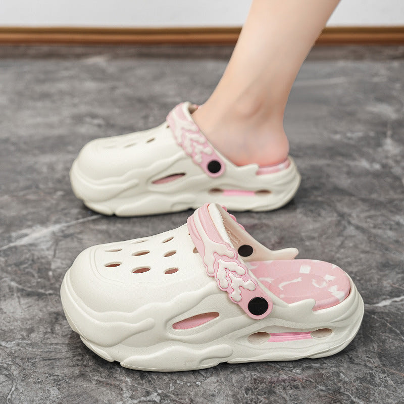 Unisex Thick-Soled Platform EVA Clogs for Adults and Kids