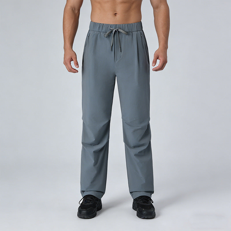 Unisex Quick Dry Parachute Cargo Pants Outdoor Joggers