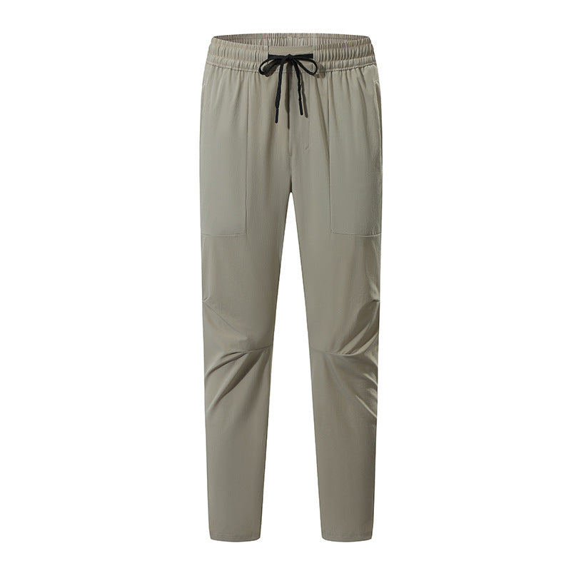 Men's Quick Dry Drawstring Casual Running Sports Trousers