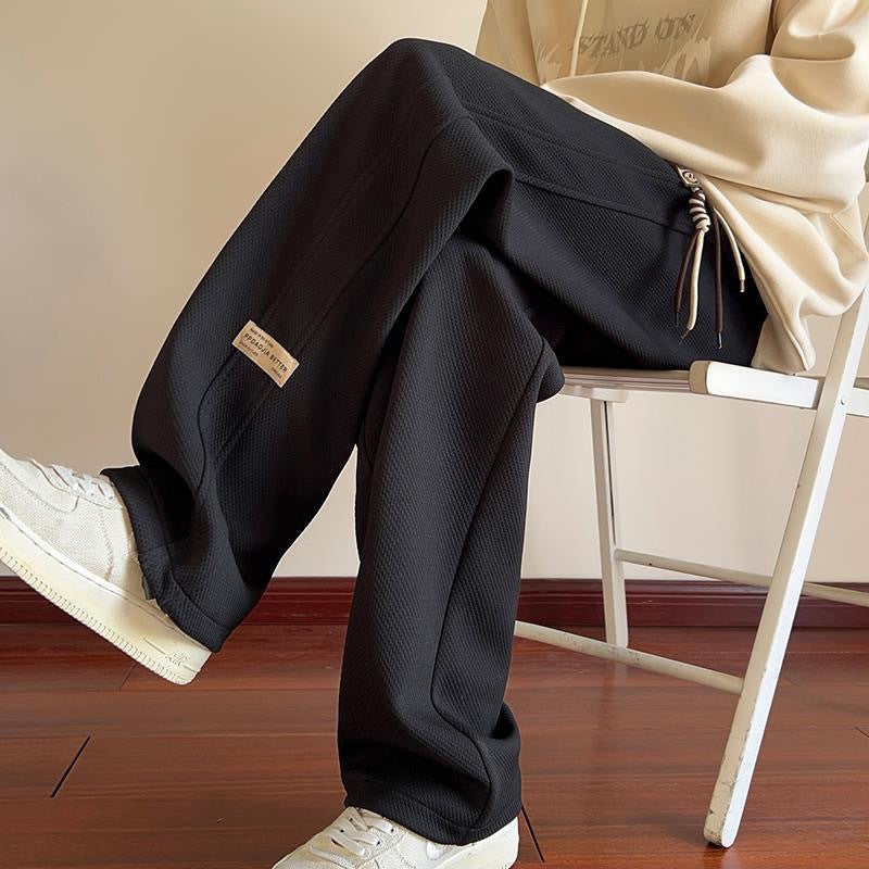 Men's Thin Loose Straight Leg Wide Leg Casual Joggers