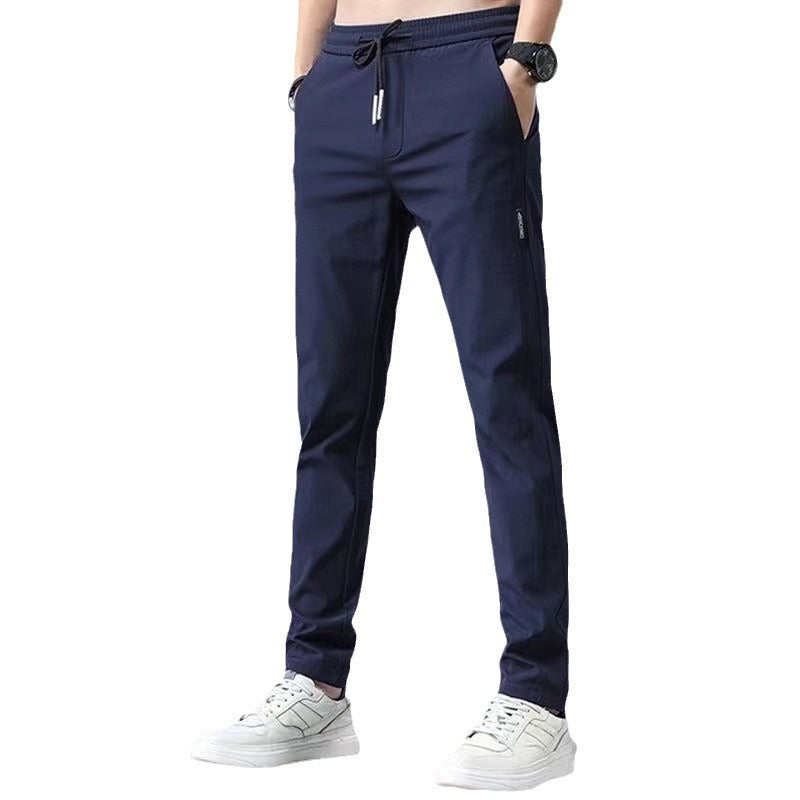 Men's Ice Silk Breathable Stretch Casual Sports Trousers