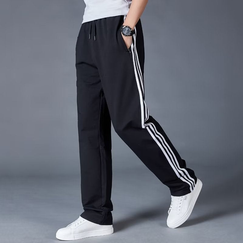 Men's Loose Straight Leg Thin Sports Casual Sweatpants