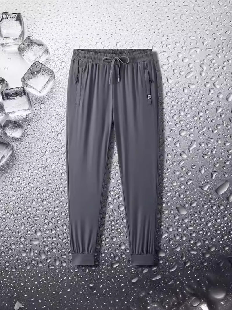 Men's Quick Dry Silky Cool Straight Leg Casual Pants