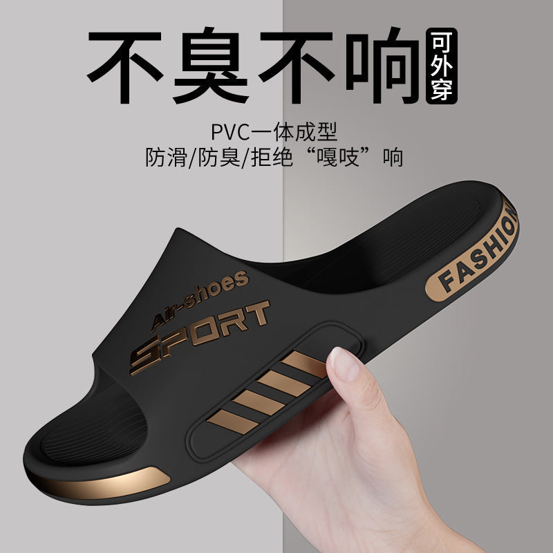 Men's Thick Sole Non Slip Casual Summer Slide Slippers