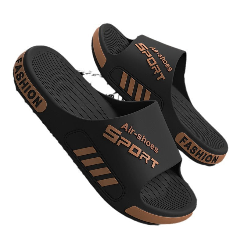 Men's Thick Sole Non Slip Casual Summer Slide Slippers