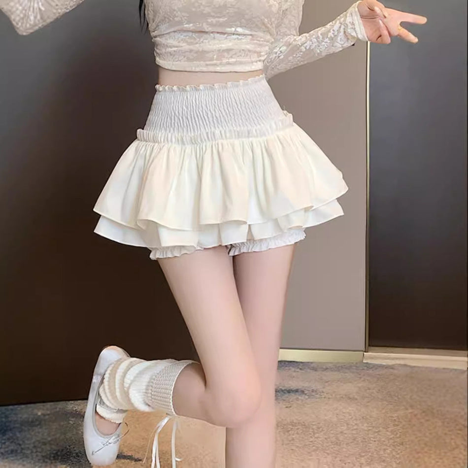Ballet-Inspired Tiered Tutu Skort for Women