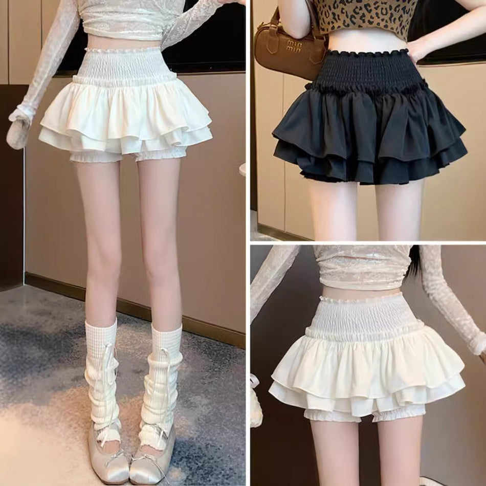 Ballet-Inspired Tiered Tutu Skort for Women