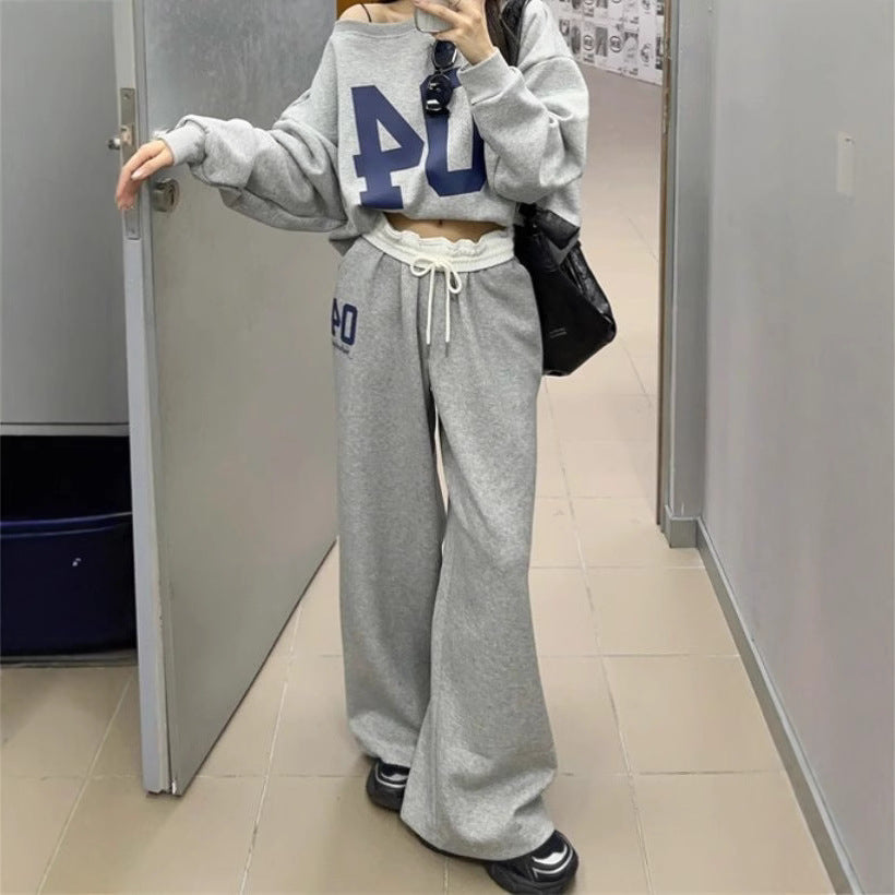 Retro Wide-Leg Casual Sweatpants for Men and Women
