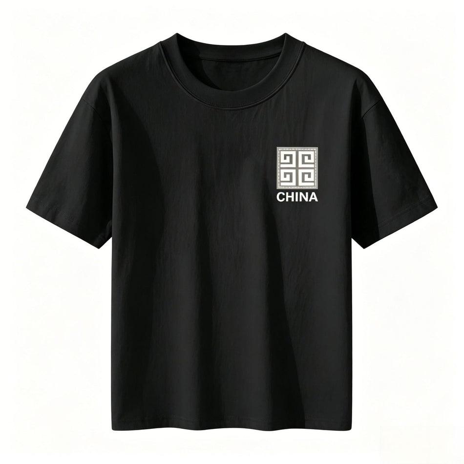 Men's 100% Cotton Short Sleeve T-Shirt Loose Casual Style Top