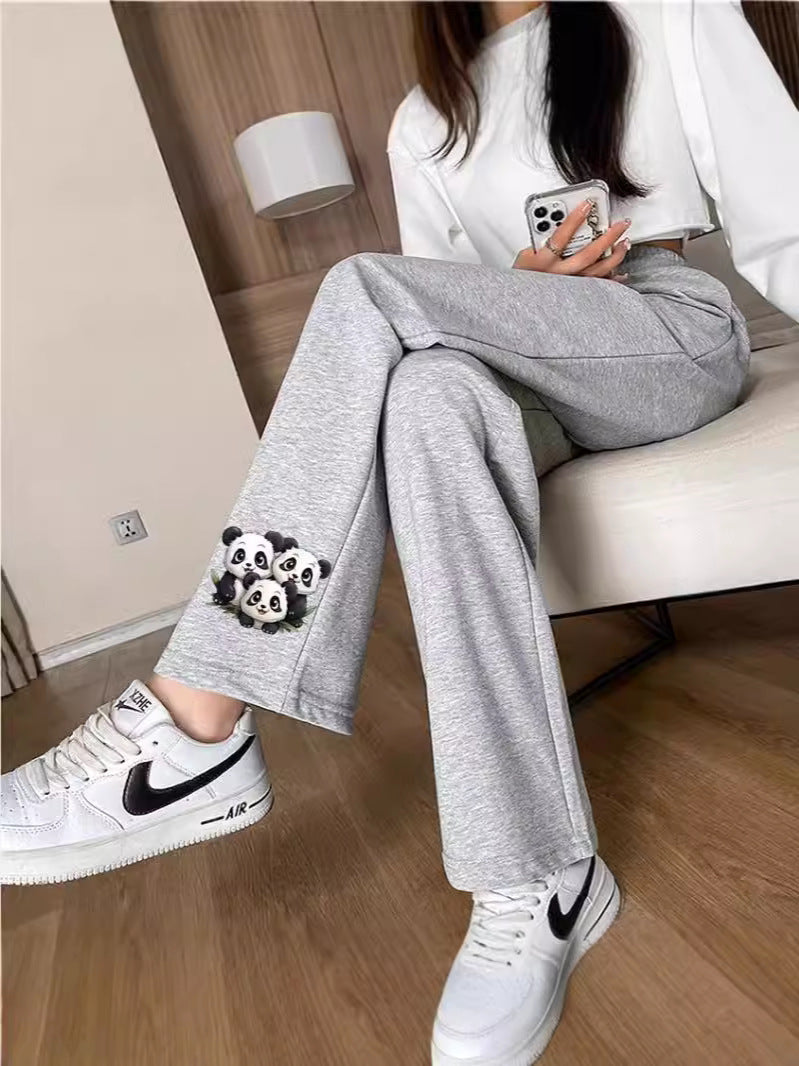 Women's Straight Leg Pants – High Waist Casual Wide-Leg Trousers