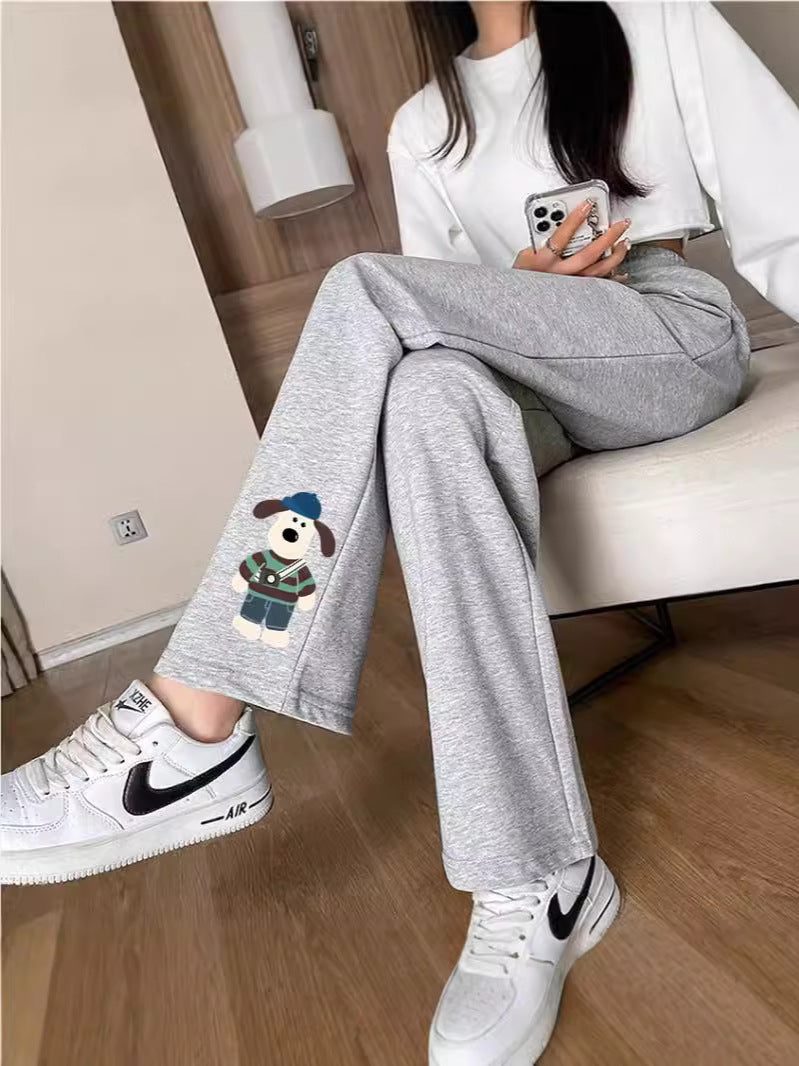 Women's Straight Leg Pants – High Waist Casual Wide-Leg Trousers