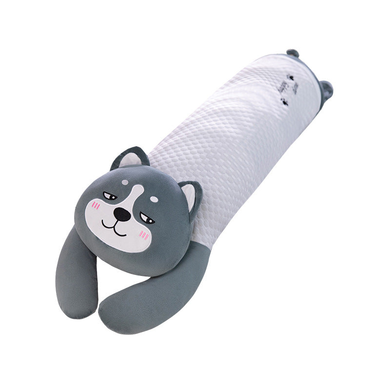 Ice Silk Long Body Pillow, Removable Washable Cartoon Design
