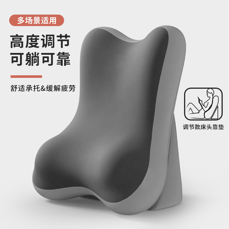 Multifunctional Milk Silk Bedside Cushion, Waist Support Pillow