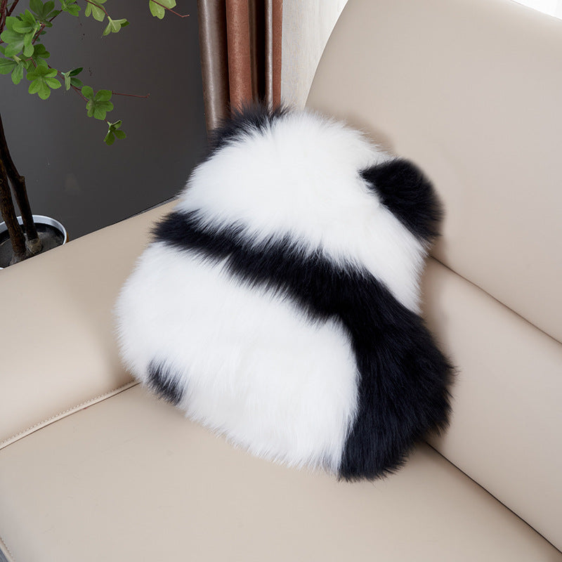 Xuan Yun Xiu Panda Plush Pillow, Cute Bedside Sofa Cushion