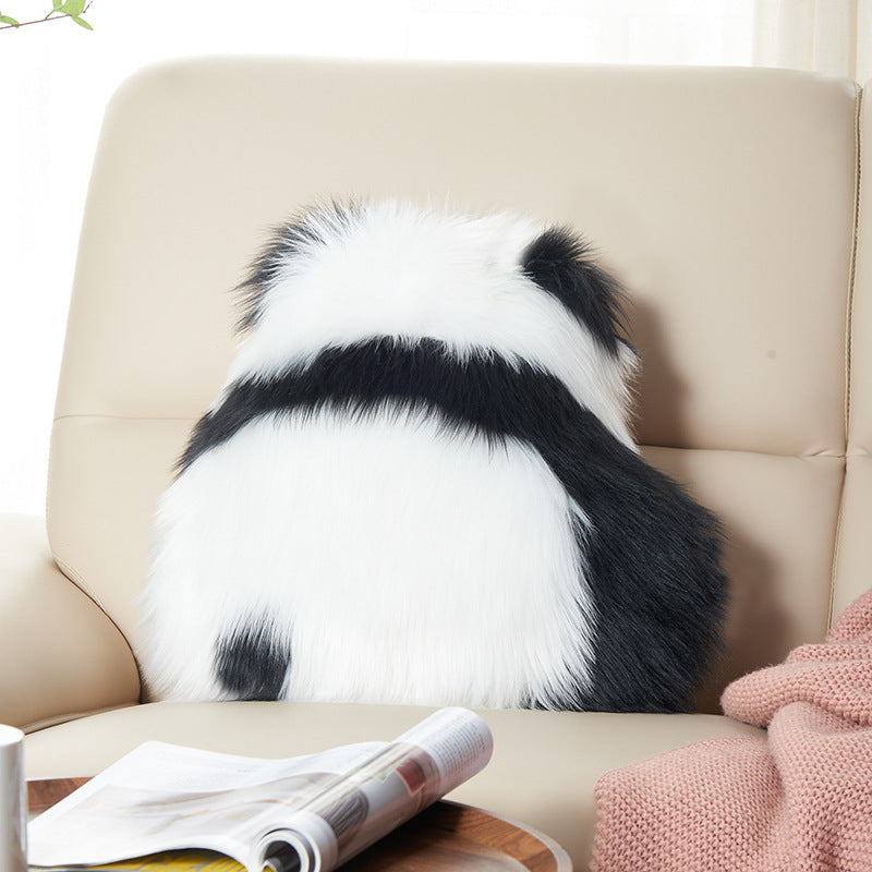 Xuan Yun Xiu Panda Plush Pillow, Cute Bedside Sofa Cushion
