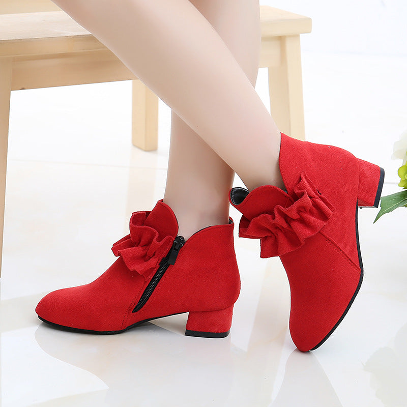 Children's Korean Style Ankle Martin Boots