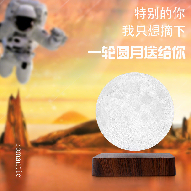 Hengyi Magnetic Levitation Moon Lamp, 3D Printed Ambient Light