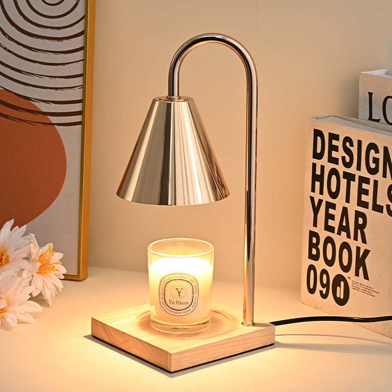 Wax Melting Lamp, Bamboo Wood Aromatherapy Candle Warmer