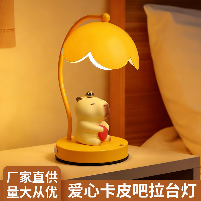 Capybara Healing Table Lamp, Cartoon Night Light for Kids