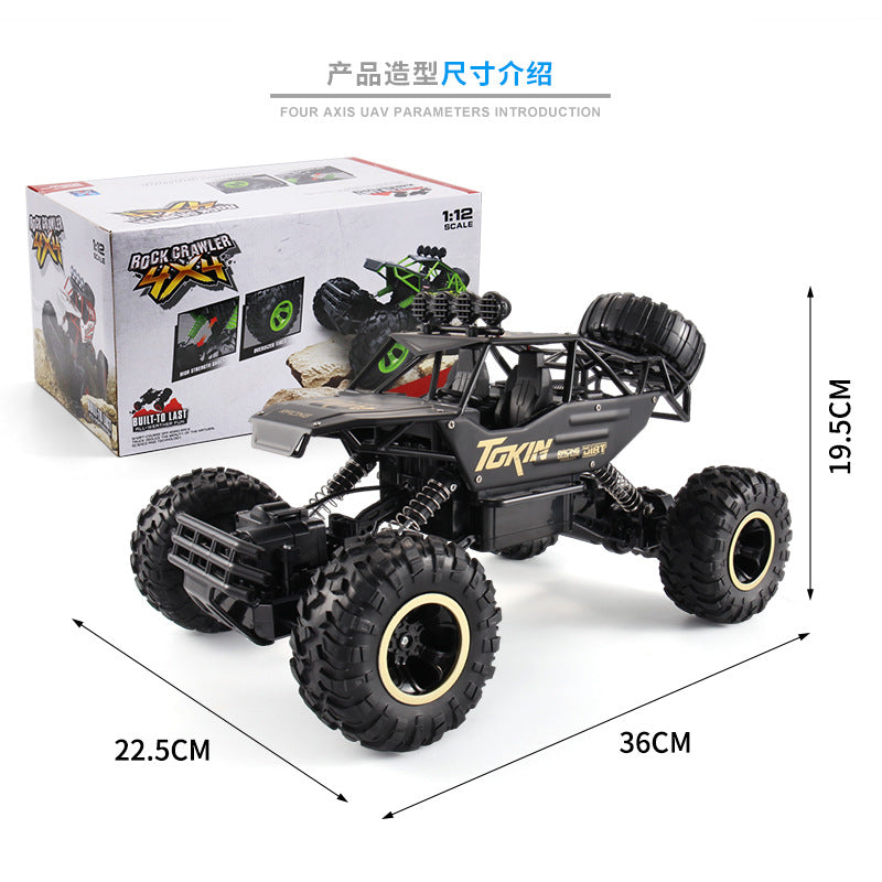 Oversized Alloy RC Bigfoot Car Four Wheel Drive Off Road Toy