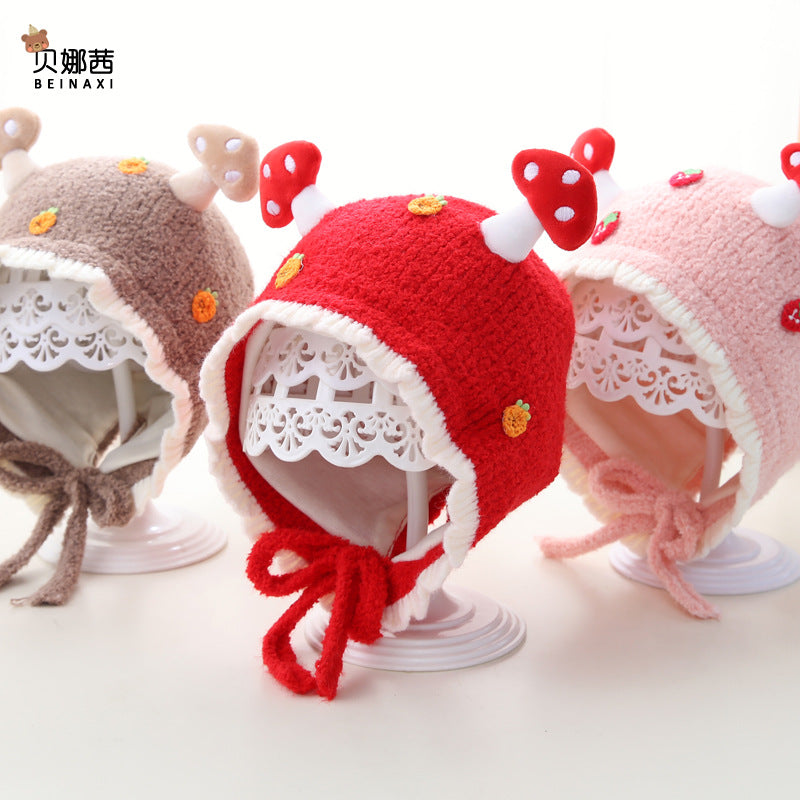 Baby Cute Ear Protection Knit Beanie Hat