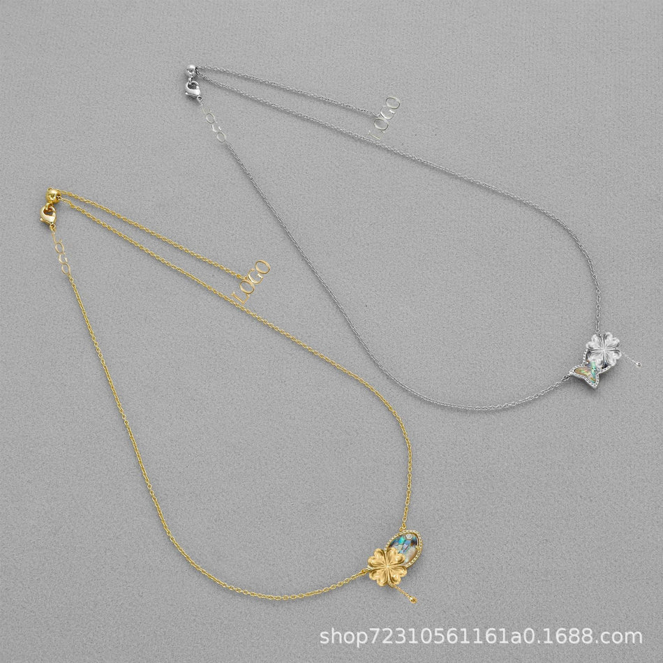 Goldfish Pendant Necklace for Women, Light Luxury Jewelry