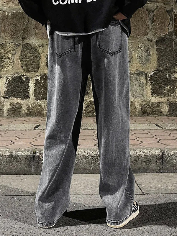 Men's American Straight Loose Fit Oversized Designer Jeans