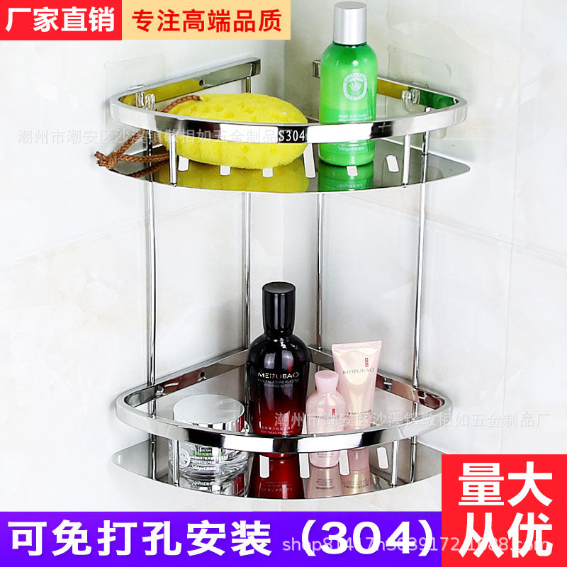 304 Stainless Steel Corner Storage Rack
