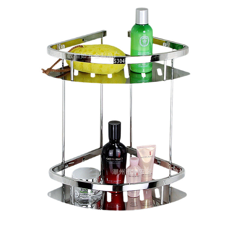 304 Stainless Steel Corner Storage Rack
