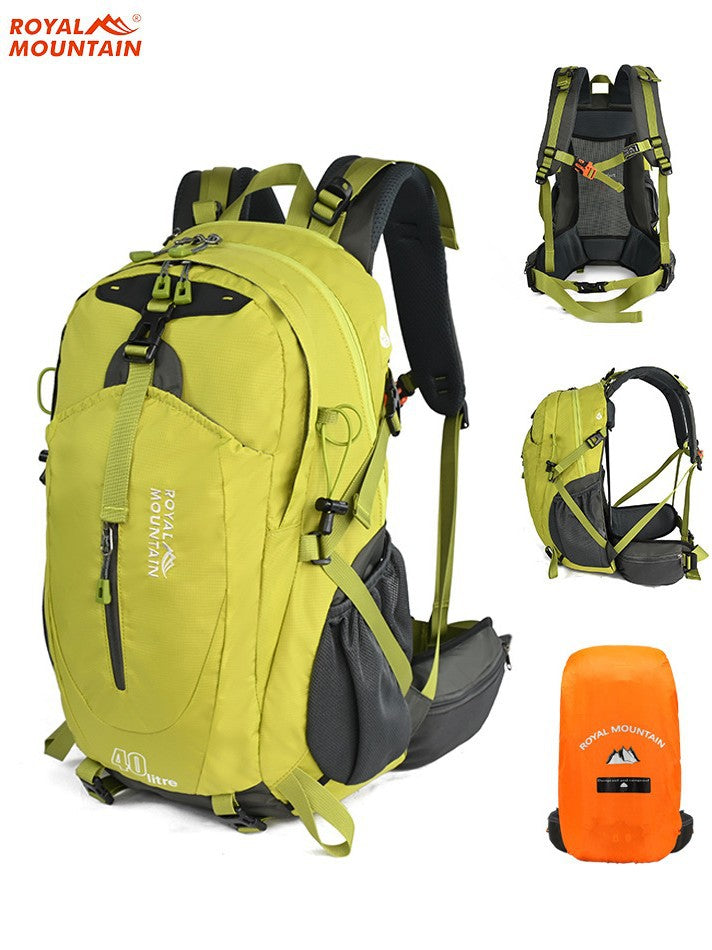 40L Lightweight Mountaineering Backpack Large Capacity Hiking Bag