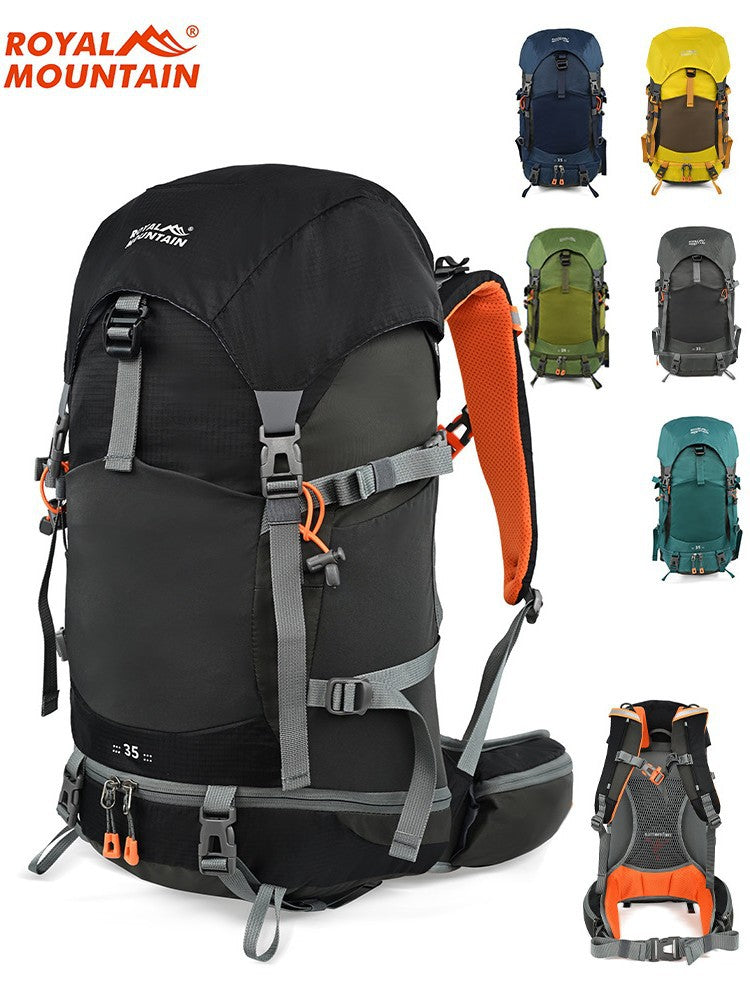 35L Lightweight Water-Repellent Hiking Mountaineering Backpack