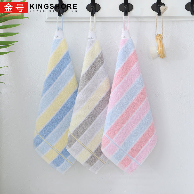 King Shore Pure Cotton Small Square Towel, Household Face Wipe