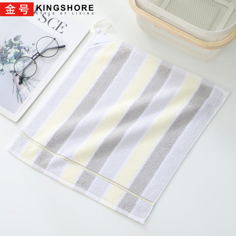 King Shore Pure Cotton Small Square Towel, Household Face Wipe