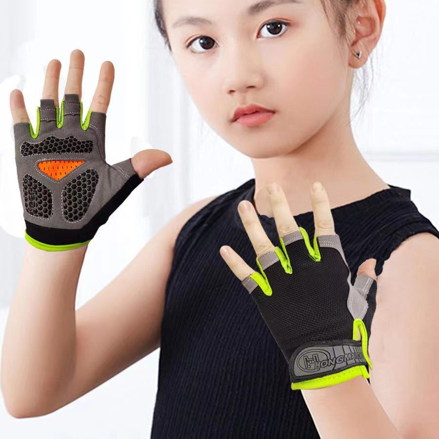 Children's Half-Finger Sports Gloves