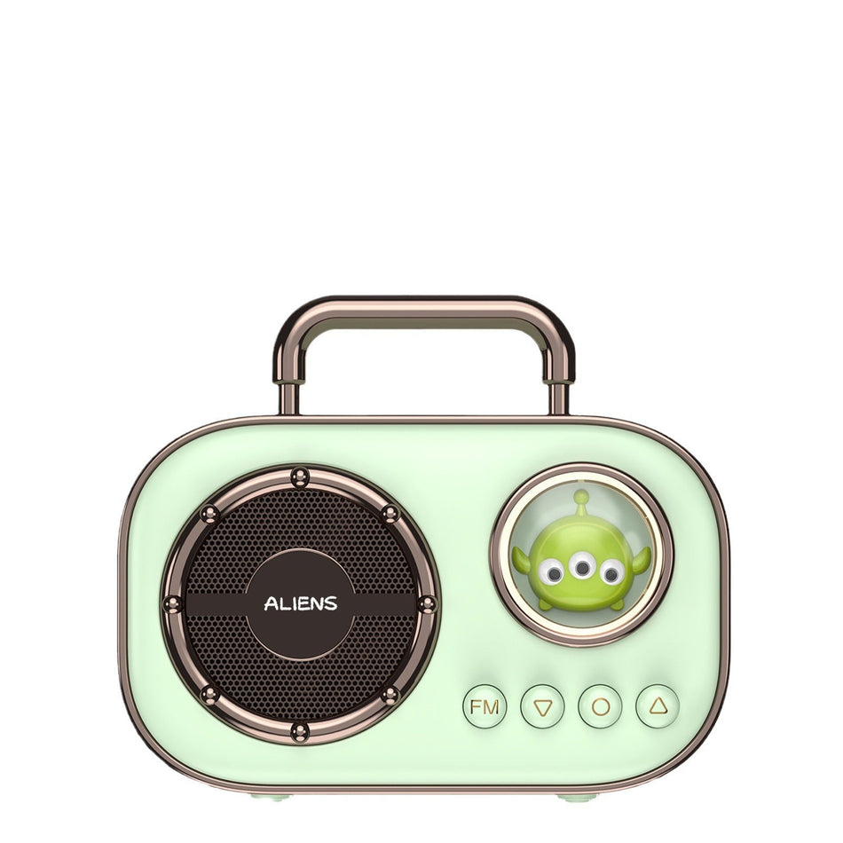 Disney Mini Bluetooth Speaker Cute Cartoon Desktop Bass Audio