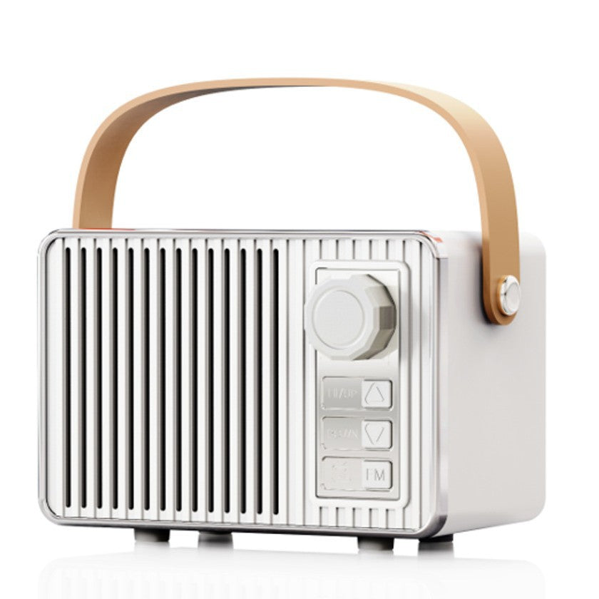 Retro Tote Bluetooth Speaker Portable Wireless Outdoor Handheld